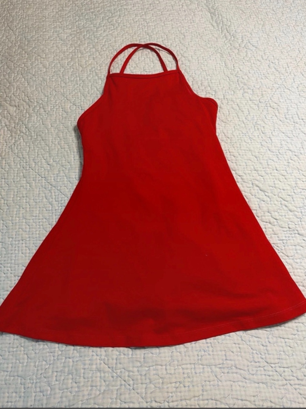 Pink lily women’s red romper dress size small